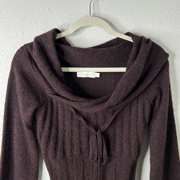 Jonathan Simkhai Womens Sweater Cambria Alpaca Wool Off Shoulder Small - Picture 7 of 8